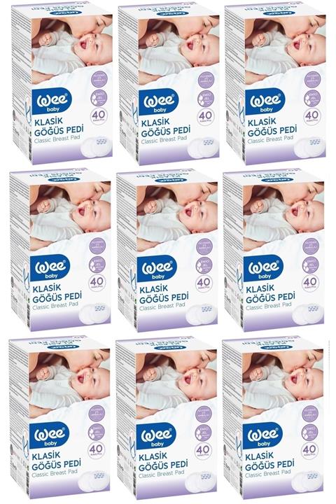 Wee Baby Klasik Göğüs Pedi 30+10'lu 360 Adet 9 Paket *40