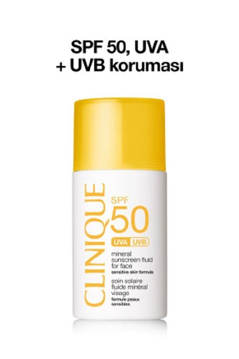 Clinique Yağ İçermeyen Yüz Güneş Koruma Kremi Spf 50 30 ml 020714776114