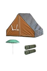 Zey Camping Izci Çadır 2 Mat 160 Cm Şemsiye Kamp Seti