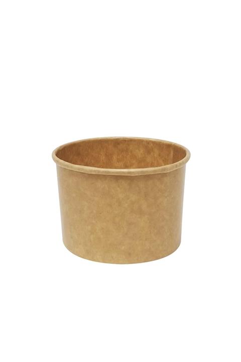 AMBALAJ PAZARI Karton Dondurma Kasesi Kraft 230 Cc - 50'li