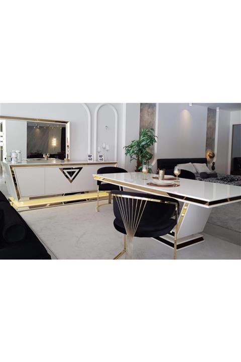 Engince Mobilya Azurine Yemek Odası Takımı