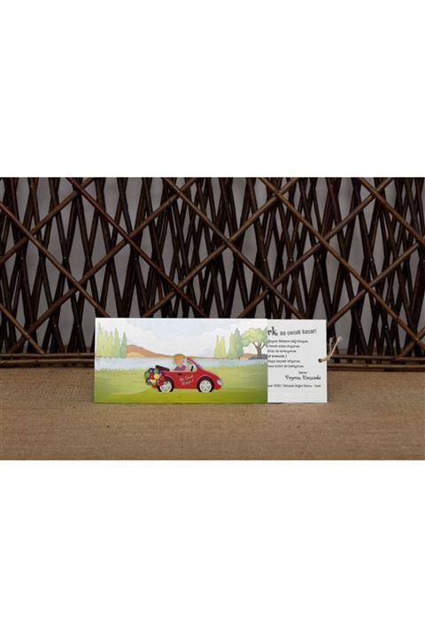 İKLİM DAVETİYE Aras Sünnet Davetiyesi 4971 - 100 Adet