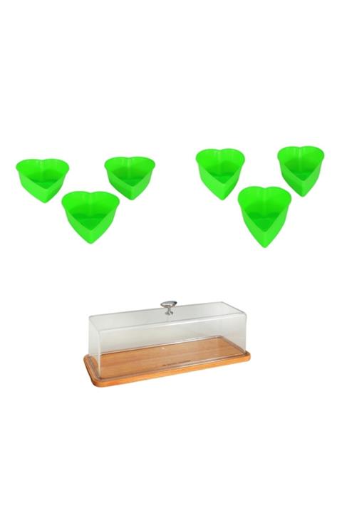 Bahat 2 Parça Mutfak Seti Kek Fanusu Kek Kalıbı Takımı