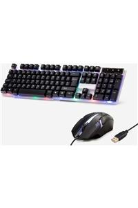 ŞimşekOnline Oyuncu Klavyesi Ve Mouse Concord Combo Gamer Seti Ledli (klavye+mouse)