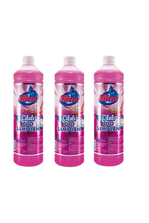 Nilem Cilalı Oto Şampuanı 3 Adet 1000 Ml 8697690393219