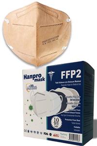 hanpromask Camel Renk Ffp2 Koruyucu Maske 10 Adet