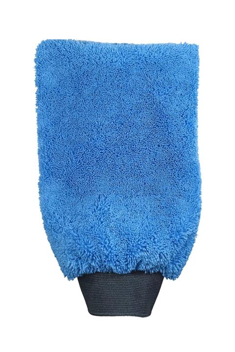 Vizyon Park Oto & Ev Yıkama Ve Cila Eldiveni - Mavi Mikrofiber