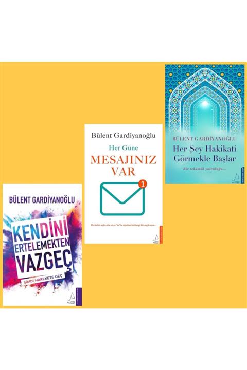 Destek Yayınları Kendini Ertelemekten Vazgeç - Mesajınız Var - Her Şey Hakikati Görmekle Başlar, Bülent Gardiyanoğlu