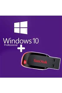 MICROSOFT - Windows 10 Yüklü Sandisk 16 Gb Usb-ömür Boyu Kullanım-full Versiyon