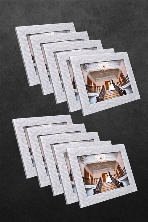 YEDİTEPEHAYAT 10 Adet 15x21 Pvc Camlı Plastik Çerçeve