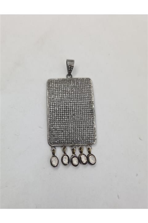 Türkmen Elmas Elmas Kolye Ucu