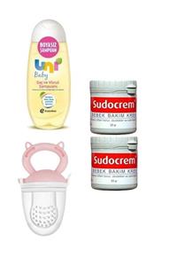 Uni Baby Şampuan 200 ml+ Hem Yetişkinler Hem Bebekler İçin Krem*2+ Meyve Süzgeci Pembe