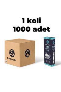 Free Walk Kore Tipi F99 - F95 Best Quality Ffp2 Kf94 Maske 1 Koli 1000 Adet Siyah