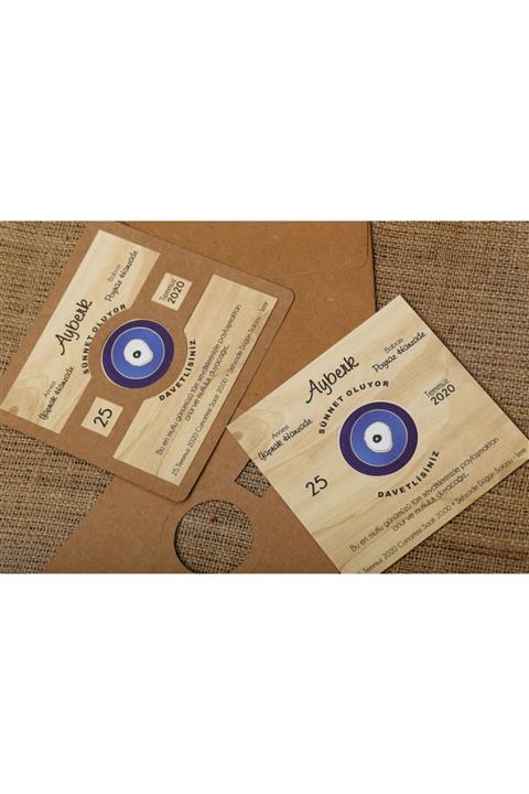 İKLİM DAVETİYE Aras Sünnet Davetiyesi 4997 100 Adet