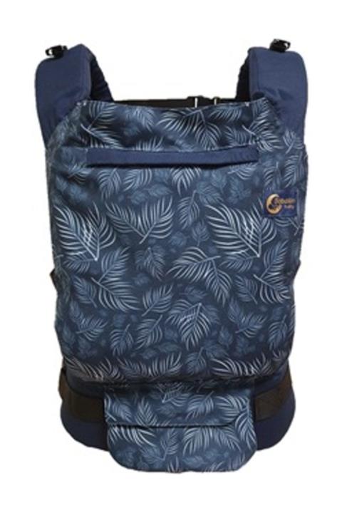 Babalinbaby Mavi Yapraklar Ergonomik Kanguru