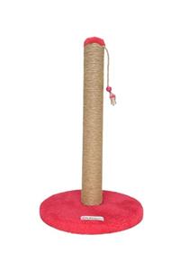 Lena Pet Yuvarlak Taban Kedi Tırmalama Tahtası 52cm Fuşya