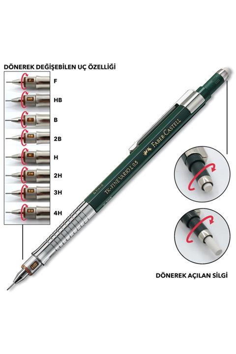 Faber Castell Vario Lüx Versatil Kalem 0.5 Mm