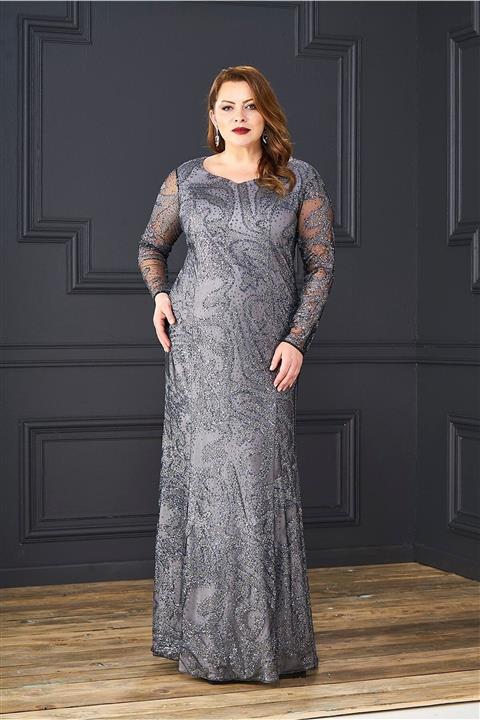 LİLAS XXL 9160 Lilas Abiye