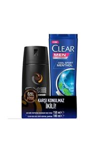 Axe Deodorant 150ml Dark +clear Cool Sprit 180 Ml 8690637999314