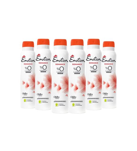 Emotion Romance Kadın Deodorant 6x150ml