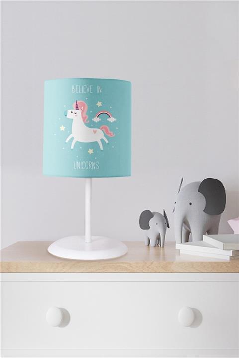 Evmila Sevimli Unicornlar Çocuk Odası Abajur