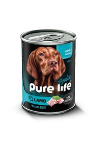 PureLife Kuzu Etli Yetişkin Köpek Konserve Mama 400 gr  12 Adet