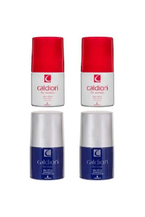Caldion Kadın Ve Erkek Roll-on Deo 50 ml Toplam 4 Adet Süper Set