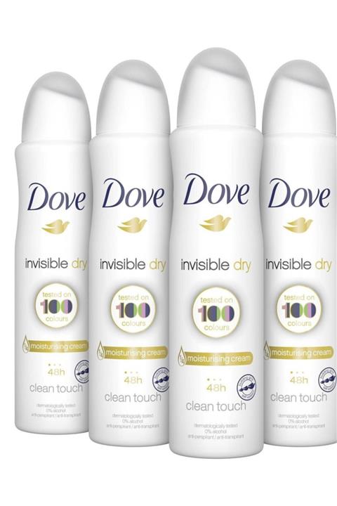 Dove Bayan Invisible Dry Deodorant 150 Ml 4 Adet