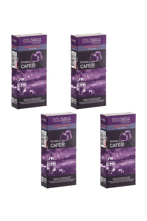 İstanbul Cafer Nespresso Uyumlu 40 Adet Kolombiya Kapsül