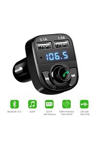 MEZİGARC Vw Transporter Uyumlu Fm Transmitter Bluetooth Araç Kiti Araba Müzik Mp3 Çalar