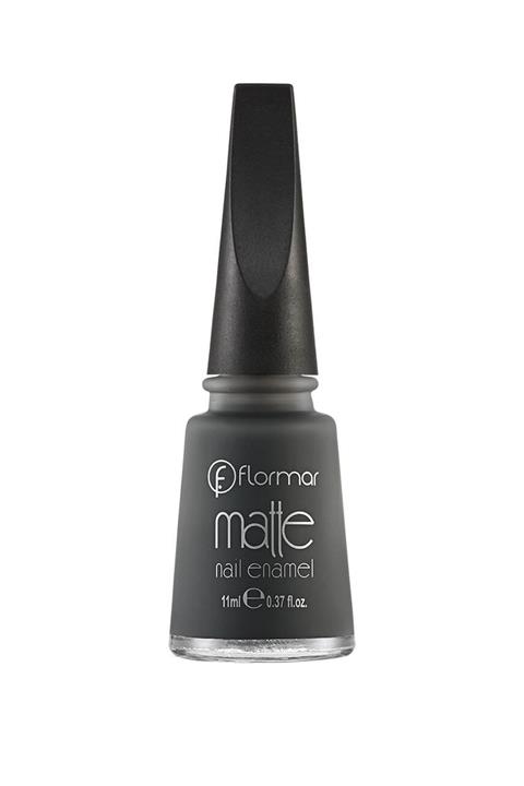Flormar Oje - Matte Nail Enamel Elegant Grey 8690604189649