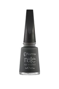 Flormar Oje - Matte Nail Enamel Elegant Grey 8690604189649