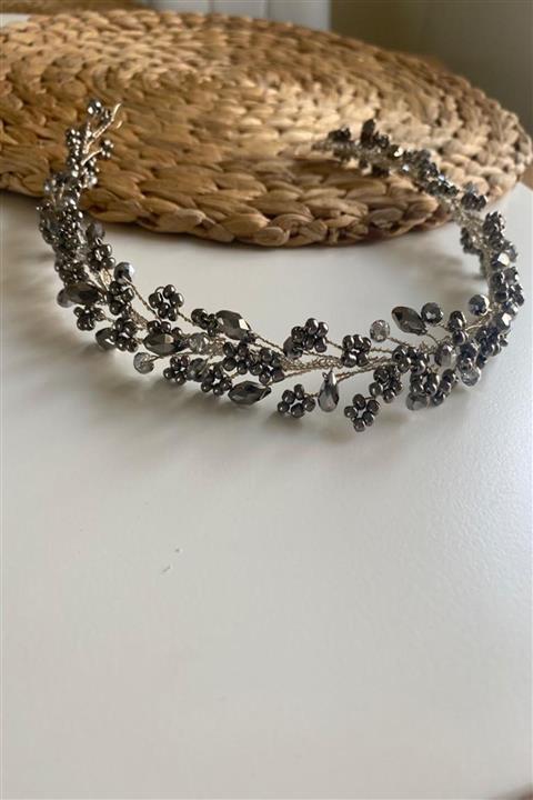 cappello Gümüş Boncuklu, Söz - Nişan Gelin Tacı