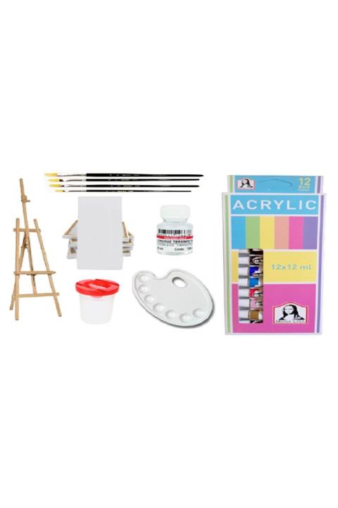 back out Şovale Akrilik Boya Takım Seti