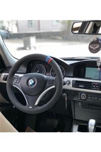 M&R OTO KILIF AKSESUAR Bmw 3.20i M Yüzük M Dikiş Alcantara Nubuk Deri Direksiyon Kılıfı