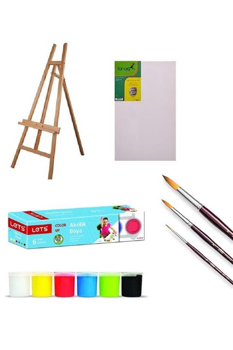 Südor Ahşap Şövale Resim Seti