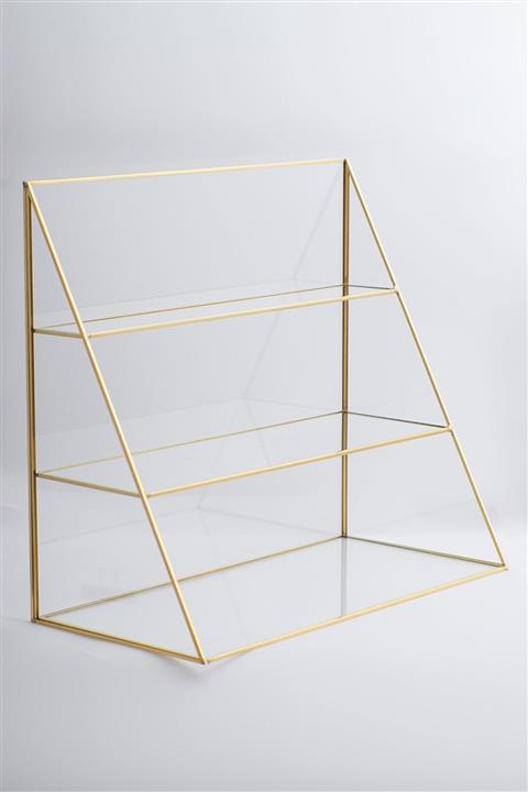 El Crea Designs Makyaj Organizer Kalemlik Masaüstü Düzenleyici 3 Katlı 45x40cm Raf Ölçüleri 21/14/7cm