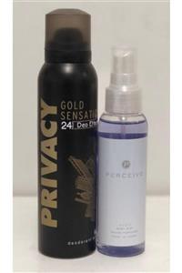 Privacy Prıvacy Gold Bay Deodorant 150 ml + Avon Perceıve Vücut Sprey