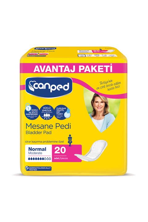 Canped Mesane Pedi Avantaj Pk Klasik M-orta Boy Normal (Iç Adet 20 Li) Tekli Paket