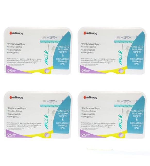 Milkway Süt Saklama Poşeti 4x25 Adet