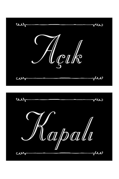 TELLGRAF Açık-kapalı Panoları