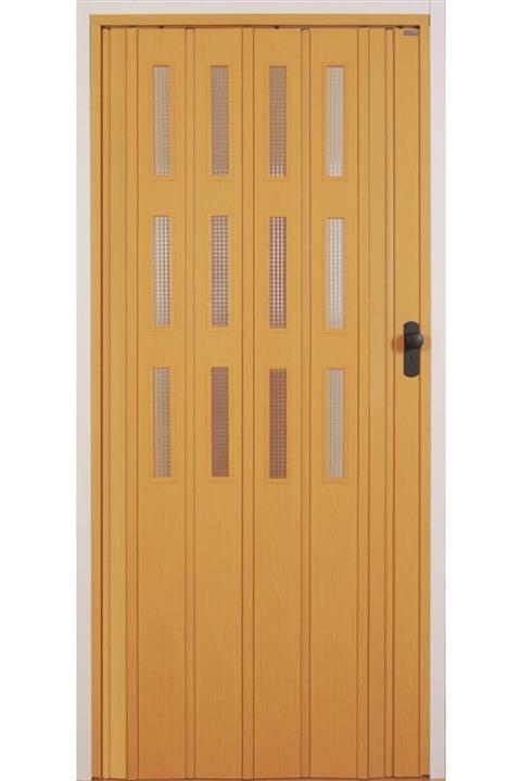 ERİKMANN Katlanır Kapı 175 H 230 Kayın Camlı Pvc Akordiyon