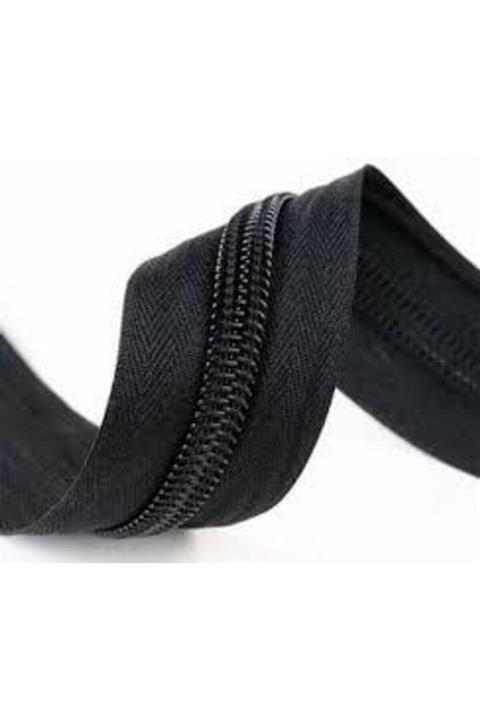 memisshop Metrelik Fermuar Siyah 30 Metre 40 Adet Başlık