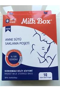 ARTİMED Milk Box Anne Sütü Saklama Poşeti 10' lu 200 ml
