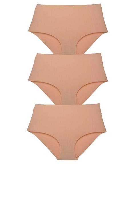 Vanilya Secret Dikişsiz Yüksek Bel Lazer Kesim Slip 3'lü