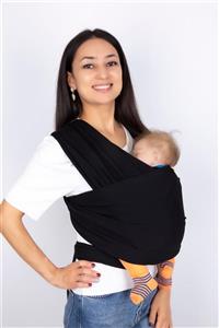 EGGBABY Esnek Wrap Sling Siyah