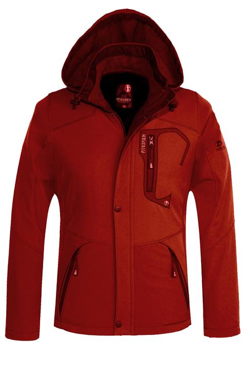 alaska the last frontier Slim Fit Çıkarılabilir Kapüşonlu Softshell Mont Polar