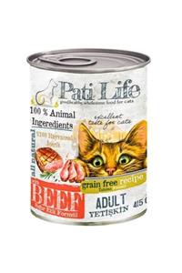 Pati Life Sığır Etli Kedi Konservesi 415 Gr X 24'lü Koli