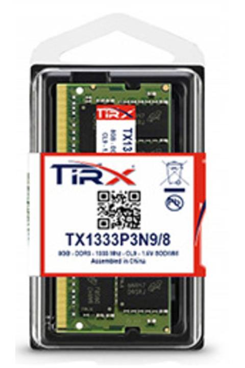 Tirx Tx1333p3n9/8 8 Gb Ddr3 1333 Mhz Intel & Amd Işlemcilerde Çalışır