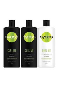 Syoss Curl Me Bukle Belirginleştirici Şampuan 500 ml Saç Kremi 500 ml